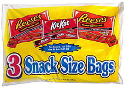 Hershey's  - Reese's & Kit Kat 3 Snack Size Bags