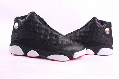 jordan xiii basketball shoes black white