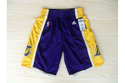 Adidas Los Angeles Lakers Revolution 30 Swingman Road(Purple) Shorts