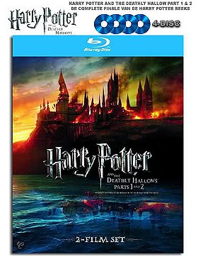 HARRY POTTER AND THE DEATHLY HALLOWS Part 1 & 2 MINALIMA COLLECTIBLE BLU RAY BOX
