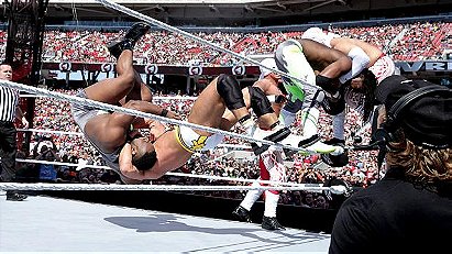 The Usos vs. The New Day vs. Los Matadores vs. Tyson Kidd and Cesaro (WWE, Wrestlemania 31)