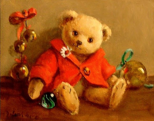 deborah jones artist teddy bear paintings