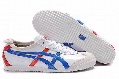 Asics Mexico 66 White/Blue/Red Women's