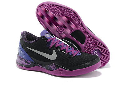 Air Zoom Kobe 8 Black Purple PE Men Size Bryant PP NBA Sports Shoes