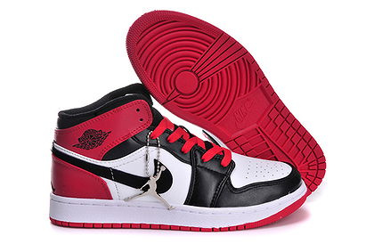 Ladies Nike Jordan 1 Retro White - Black/Varsity Red Women Size Shoe