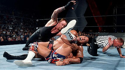 Kurt Angle vs. The Rock vs. The Undertaker (2002/07/21)