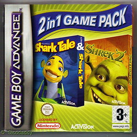 Shrek 2 & Shark Tale: (2 in 1 Game Pack) (GBA)