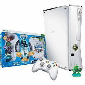 Xbox 360 4GB Console w/ Skylanders Starter Kit and Exclusive Gill Grunt Character (Holiday Value bundle) Special Edition