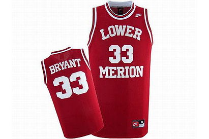Kobe Bryant #33 Red Jersey NIKE Adult NBA Sport Basketball Los Angeles Lakers