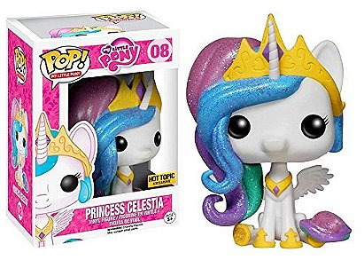 My Little Pony Pop! Vinyl: Princess Celestia Glitter Version Hot Topic Exclusive 