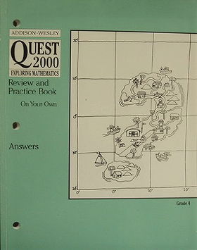 Quest 2000: Exploring Mathematics, Grade 4 – Review and Practice Book on Your Own