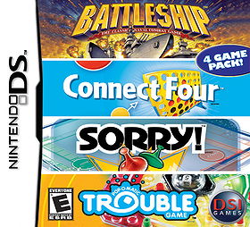 Battleship/Connect 4/Sorry/Trouble - Nintendo DS