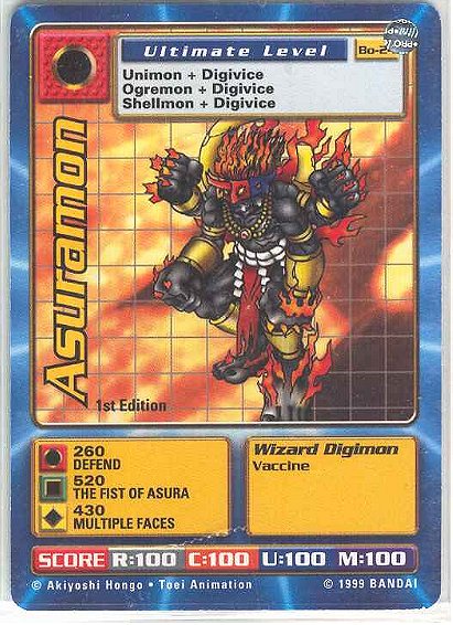 Digimon Digi-battle: Asuramon (Bo-24)