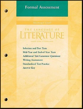 McDougal Littell Language of Literature: Formal Assessment Grade 11