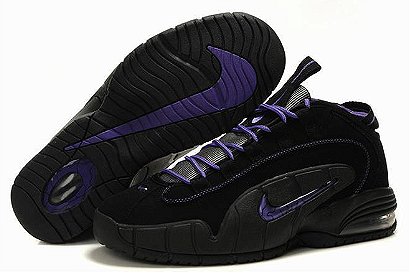 Nike Air Penny 1 Grey/Purple Men Shoes