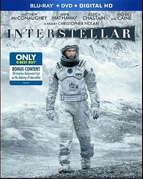 Interstellar (Blu-ray + DVD + Digital HD + Bonus Content)