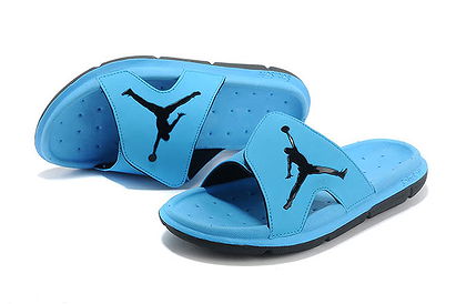 Nike Men Air Jordan RCVR Slide Sandals with University Blue and Black Color Slippers on Sale