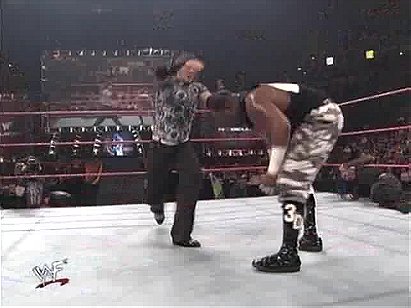 The Dudley Boyz vs. The APA vs. The Hardys (WWE, Rebellion 2001)