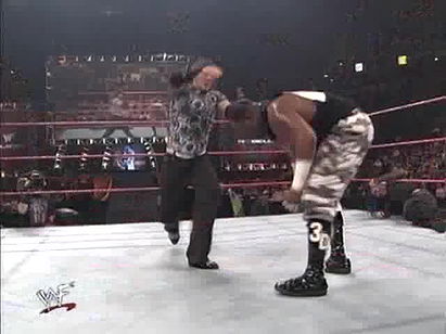 The Dudley Boyz vs. The APA vs. The Hardys (WWE, Rebellion 2001)