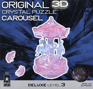 BePuzzled Carousel Crystal Puzzle, Pink