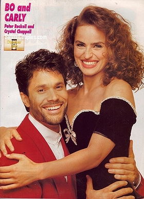 Peter Reckell and Crystal Chappell