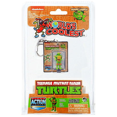 World's Coolest TMNT Michealangelo Micro Action Figure