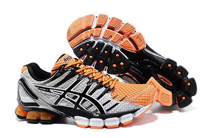Mens Asics Gel Kinsei 4 Orange Black Shoes