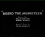 Bosko the Musketeer