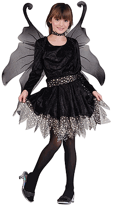 Midnight Fairy Costume, Child Fairy Halloween Costume