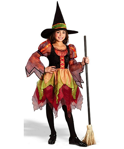 Witch Fairy Kids Halloween Costume