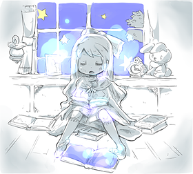  Sepia and the Magical Book