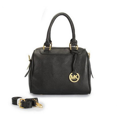 Michael Kors Hamilton Medium Black Satchel Bag