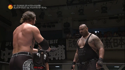 AJ Styles vs. Bad Luck Fale (NJPW, G1 Climax 25 Day 15)