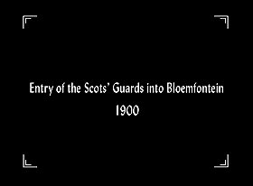 Entry of the Scots Guard Into Bloemfontein