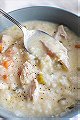 Avgolemono Soup / Greek Lemon Chicken & Rice Soup