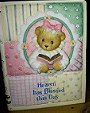 Cherished Teddies - "Heaven Has Blessed This Day" 3D Bible Book Display (Girl)