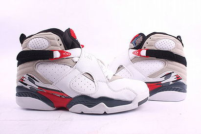 Mens Black/White Nike Shoes: Jordan 8 Retro
