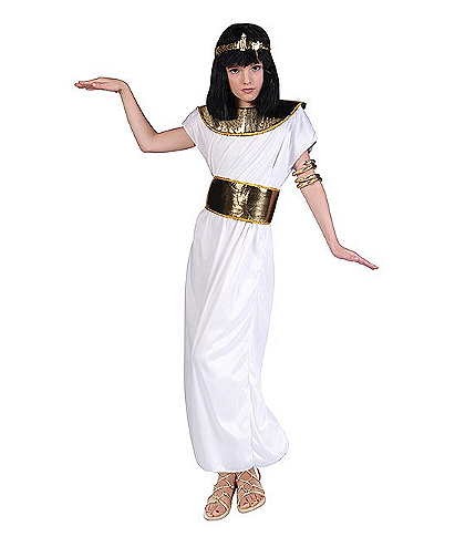 RG Costumes White Cleopatra Dress-Up Set