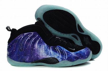 Eggplant Nike Foamposite One Galaxy All Star Men Basketball Shoes