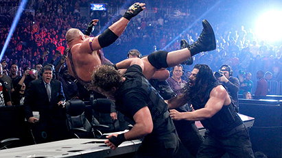 Seth Rollins, Roman Reigns, & Dean Ambrose vs. Daniel Bryan, Kane, & Ryback (WWE, TLC 2012)