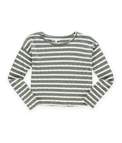 p.s.09 from aeropostale Aeropostale Womens Boxy Striped Pullover Sweater