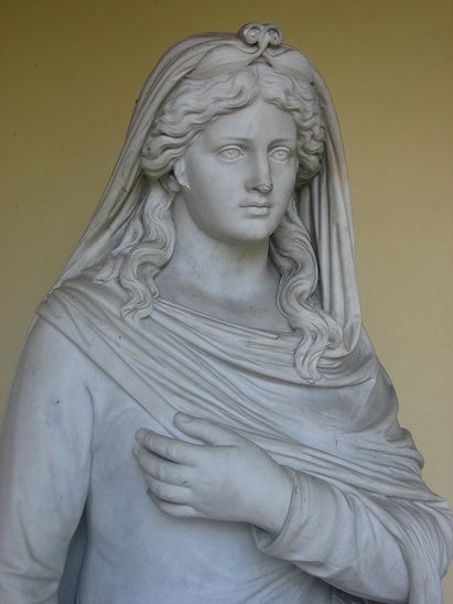 Ingeborg with the Falcon by Joseph von Kopf