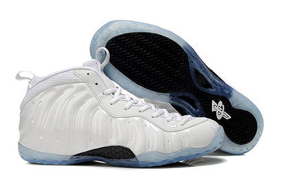 Air Foamposite 1 Summit White and Metallic Silver Basketball Men Shoes