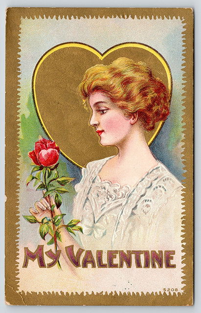 My Valentine postcard