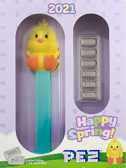 2021 PEZ® Chick Silver Gift Set