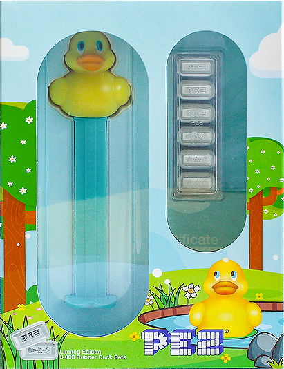 2020 PEZ® Rubber Duck Silver Gift Set