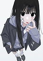 The portrait of a girl by hamafugu