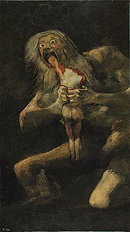 Francisco Goya: Saturn Devouring His Son