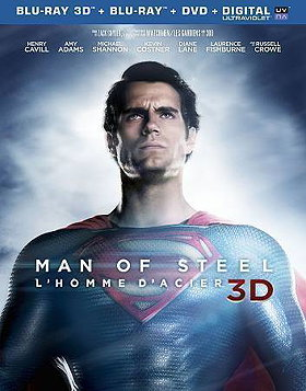 Man of Steel 3D (Blu-ray 3D + Blu-ray + DVD + Digital)