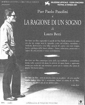 Pier Paolo Pasolini e la ragione di un sogno